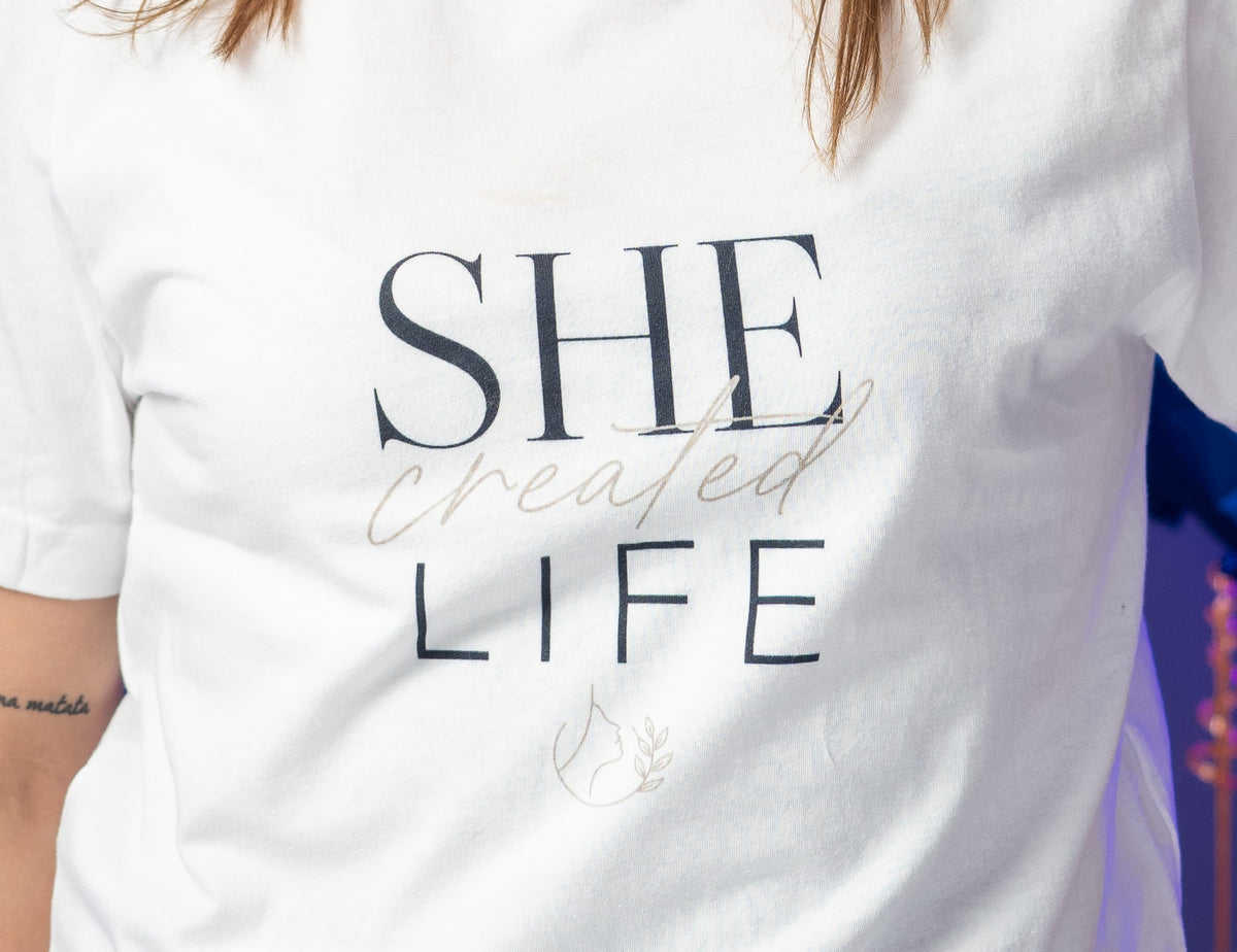 She Created Life Mama Tshirt