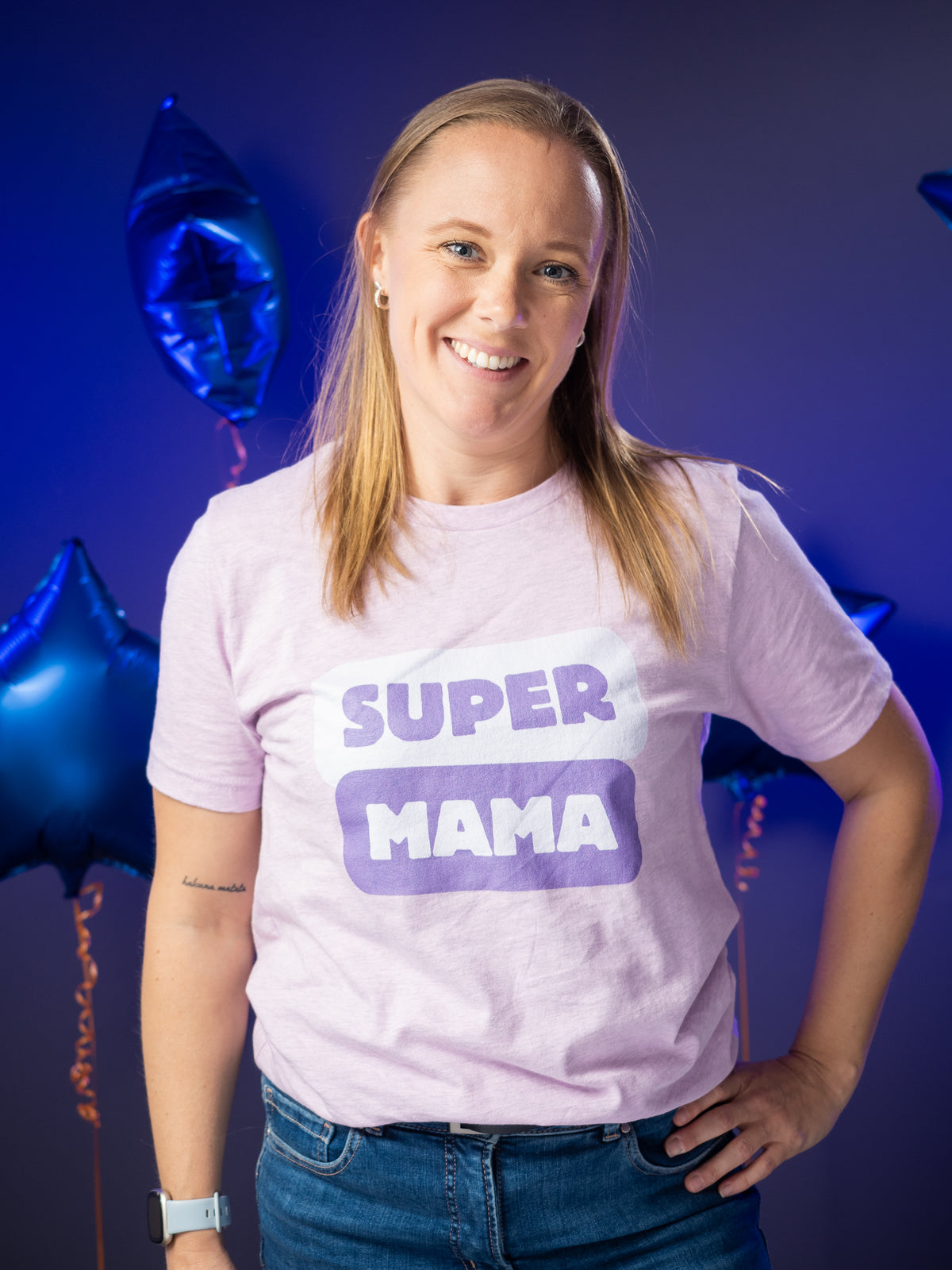 Super Mama Purple Mama T-shirt